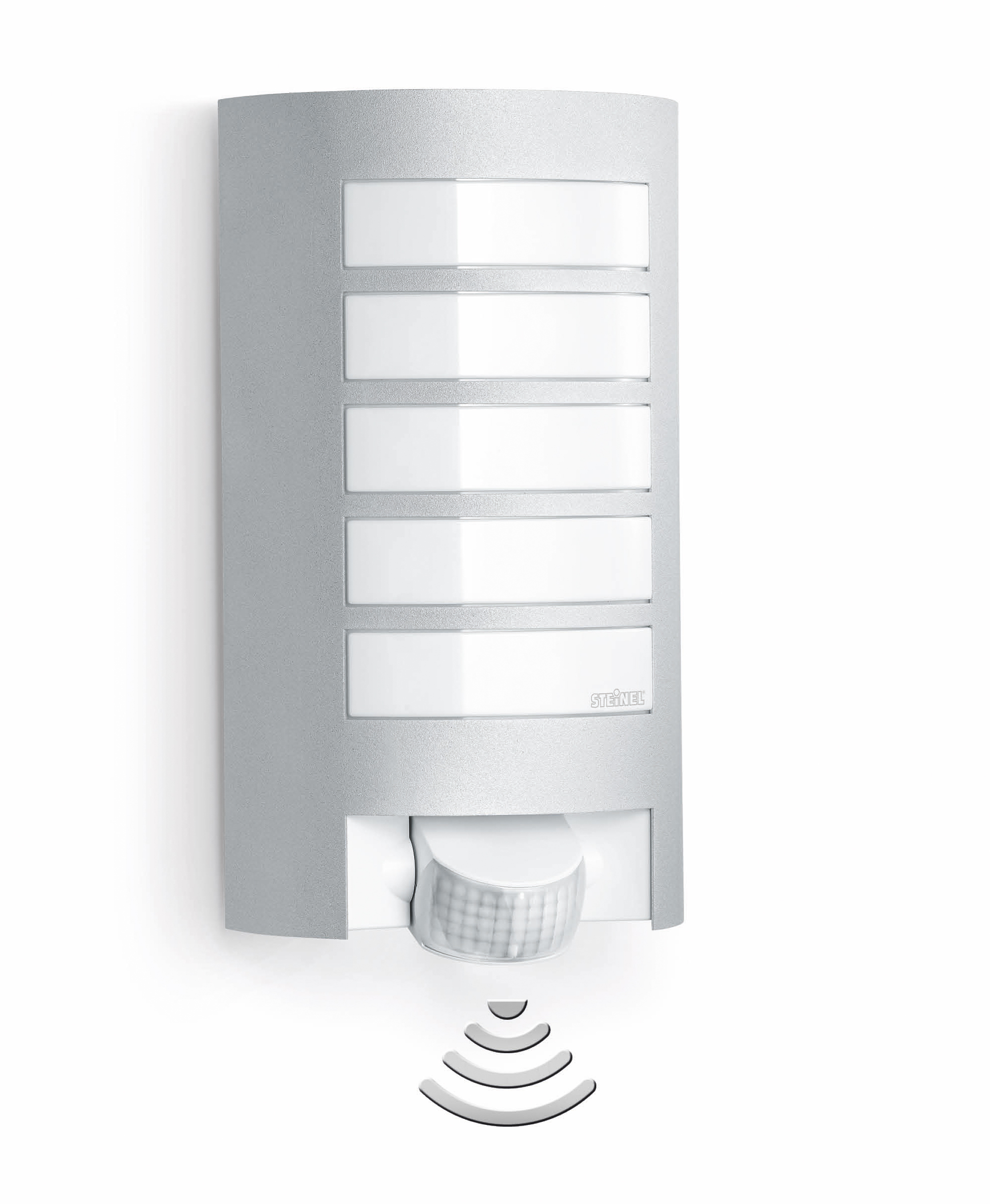 Steinel L12 Design buitenlamp E27 Fitting - Sensor - Halfrond - Grijs