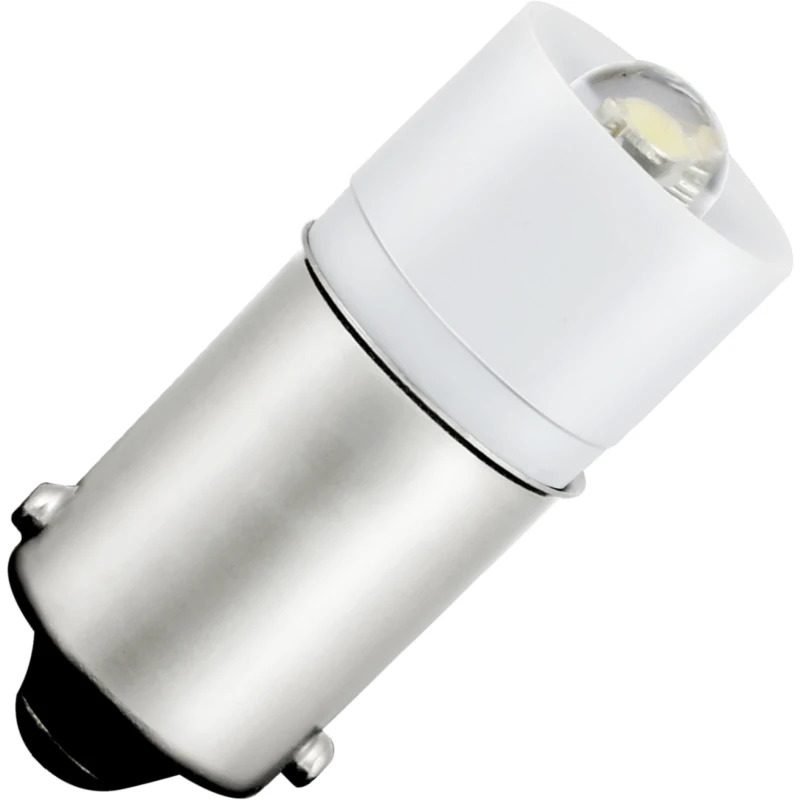Schiefer signaallamp ba9s 0.12w 10x23.5mm 6v 6500k wit