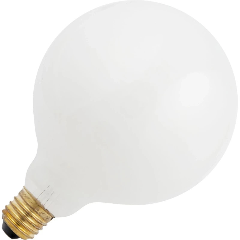 Gloeilicht Globelamp softone wit 60W 125mm grote fitting E27