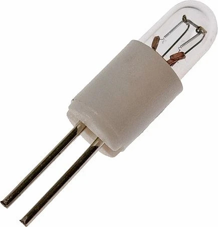 Schiefer signaallamp bi-pin 0.67w 3.2x9.5mm 28v 2500k helder