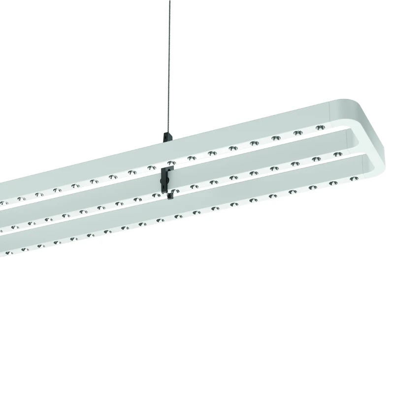 LED hanglamp Small Line, sensor, 126 cm, wit