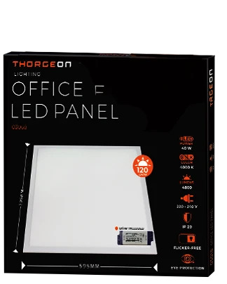 Thorgeon LED Paneel 60X60CM | 40W 4000K 4800Lm | 840 IP20