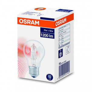 Osram ECO halogeenlamp E27 70W helder