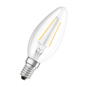 OSRAM 4058075436701 LED-lamp Energielabel F (A - G) E14 Kaars 1.5 W = 15 W Warmwit (Ø x l) 35 mm x 100 mm 1 stuk(s)