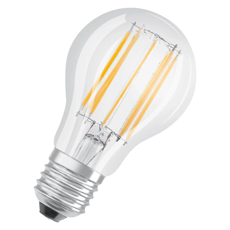 OSRAM Superstar dimbare LED lamp met bijzonder hoge kleurweergave (CRI9-), E27-basis Filament optiek ,Warm wit (27--K), 1521 Lumen, substituut voor 1--W-verlichtingsmiddel dimbaar,
