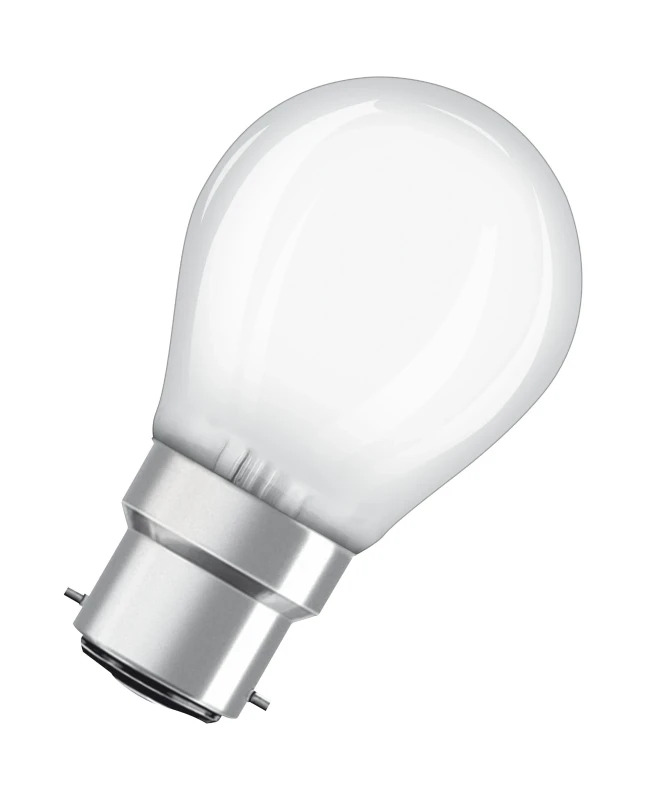 OSRAM Bolvormige matglazen LED-lamp - 4W equivalent 40W B22 - Warm wit