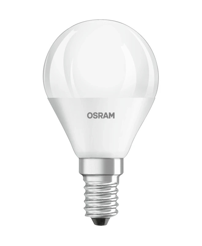 Osram Sferische Matte Led-lamp Met Koellichaam - 4w Equivalent 40w E14 - Warm Wit