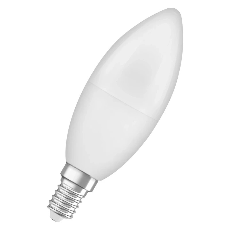 OSRAM 4099854022982 LED-lamp Energielabel F (A - G) E14 Kaars 7 W = 60 W Neutraalwit (Ø x h) 39 mm x 39 mm 1 stuk(s)