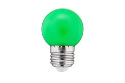 Thorgeon E27 LED Kogellamp | 1W 230V Groen  | 180°