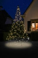 Fairybell Buitenkerstboom | 300cm 480 LEDs | Warm Wit Met Twinkel | Inclusief Mast