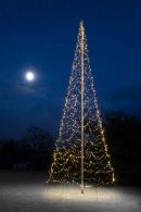 Fairybell Buitenkerstboom | 1000cm 2000 LEDs | Warm Wit | Exclusief Mast