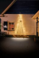 Fairybell Muurkerstboom | 400cm 240 LEDs | Warm wit
