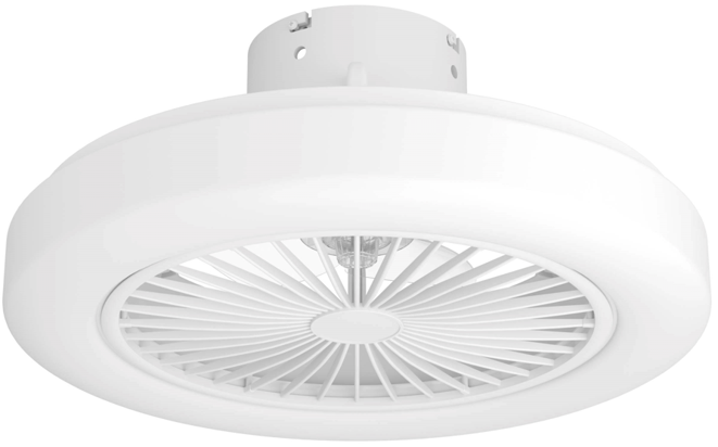 Ortona Plafondventilator LED d:48,5 cm wit dimbaar - Ventilatoren - 2 jaar garantie