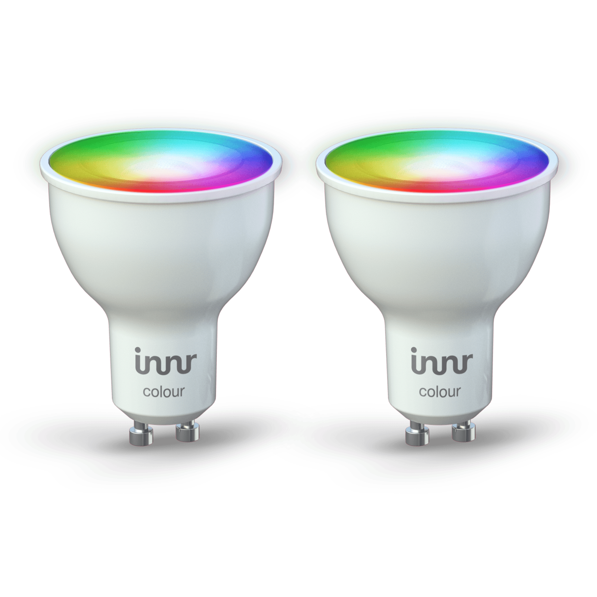 Innr slimme lampen GU10 color - werkt met Philips Hue* - Zigbee smart LED - 2 pack