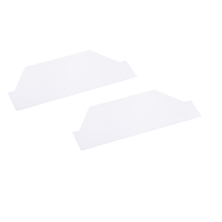 Sylvania SYLREF-E set eindkappen wit voor lamellenrooster